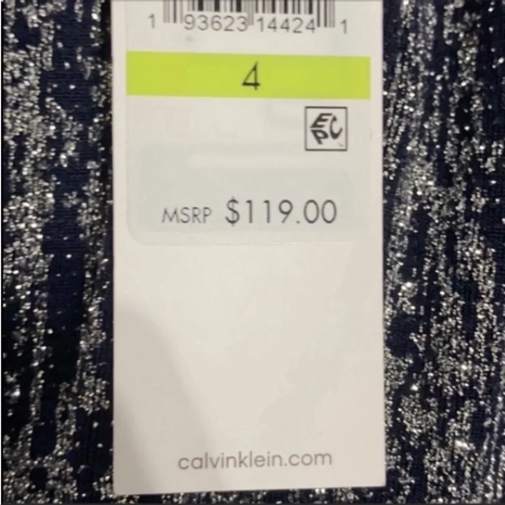 CALVIN KLEIN METALLIC DRESS SIZE 4